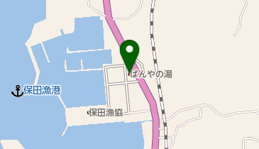 ばんやの湯の地図画像