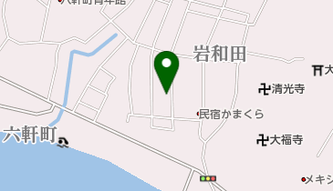 年間民宿みどり荘の地図画像
