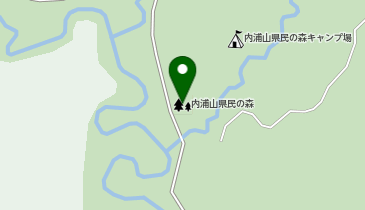 内浦山県民の森の地図画像