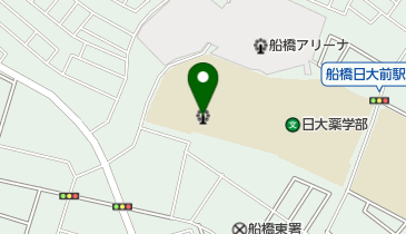 日本大学薬学部薬用植物園の地図画像