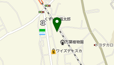 市川市万葉植物園の地図画像