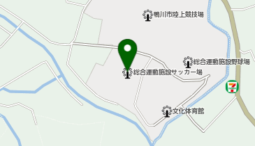 鴨川市総合運動施設サッカー場の地図画像