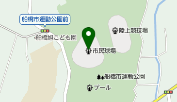 船橋市民球場の地図画像