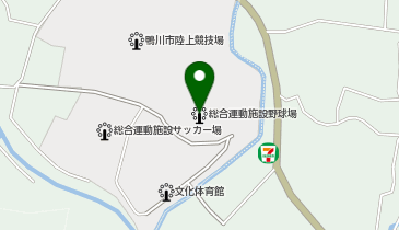 鴨川市総合運動施設野球場の地図画像