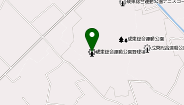 成東総合運動公園野球場の地図画像