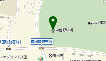 重兵衛スポーツフィールド中台野球場の地図画像