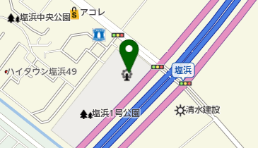 市川市塩浜市民体育館の地図画像