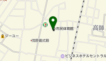 茂原市市民体育館の地図画像