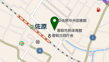 香取市民体育館の地図画像