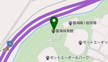 臨海体育館の地図画像