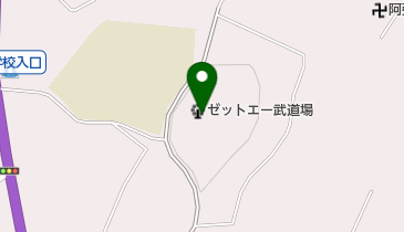 ゼットエー武道場の地図画像