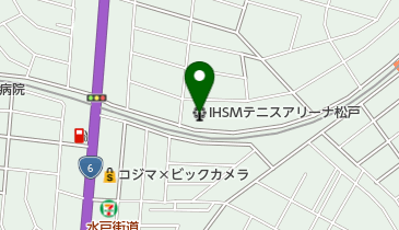 IHSMテニスアリーナ松戸の地図画像