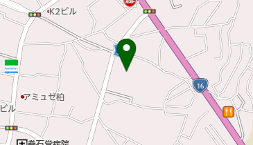 メガロス柏インドアテニススクールの地図画像