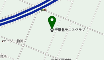千葉北テニスクラブの地図画像