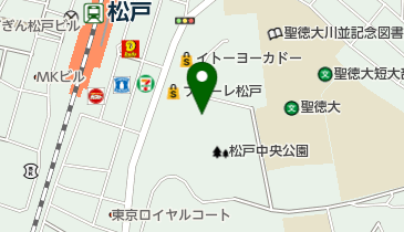 中央公園庭球場の地図画像
