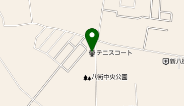 八街中央公園テニスコートの地図画像