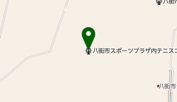 八街市スポーツプラザ内テニスコートの地図画像