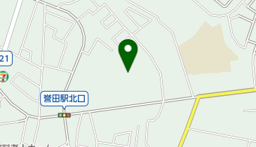 誉田さくら公園庭球場の地図画像