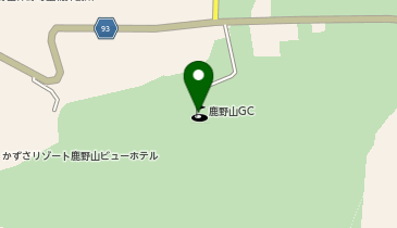 鹿野山ゴルフ倶楽部の地図画像