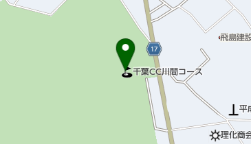 千葉カントリークラブ川間コースの地図画像