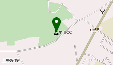 中山カントリークラブの地図画像