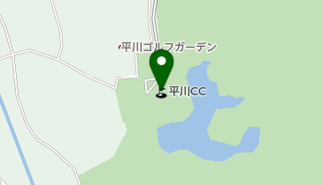 平川カントリークラブの地図画像