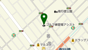 ゴルフ練習場アシストの地図画像