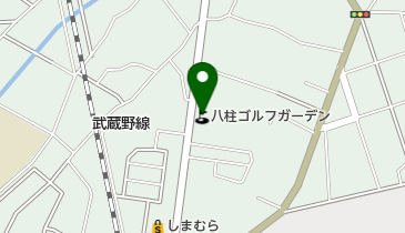八柱ゴルフガーデンの地図画像