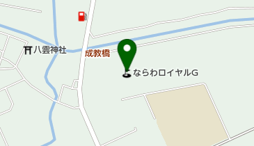 ならわロイヤルゴルフの地図画像