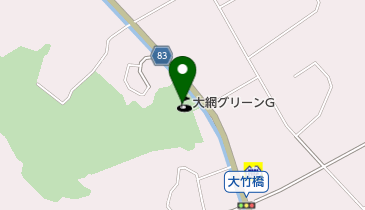 大網グリーンゴルフの地図画像