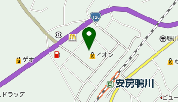 アミューズメントシティラクゾー鴨川店の地図画像