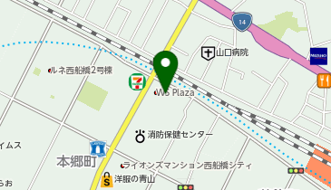 ストライカーズ西船ボウルの地図画像