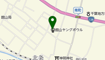 館山ヤングボウルの地図画像