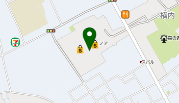 アミューズメントシティラクゾー野田店の地図画像