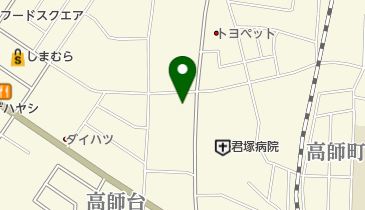 茂原ヤングボウルの地図画像