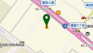 ソユーゲームフィールド幕張店の地図画像