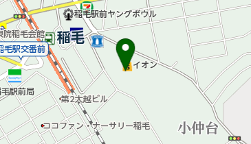 アミュージアム稲毛店の地図画像