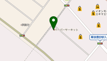 ハーバーサーキット幕張新都心店の地図画像