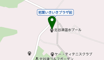北谷津温水プールの地図画像