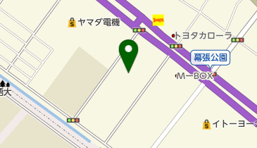 幕張舟溜跡公園野球場の地図画像