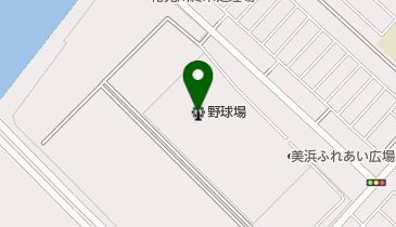 美浜ふれあい広場野球場の地図画像