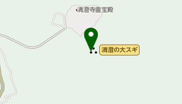 清澄の大杉の地図画像