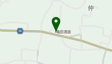 亀田酒造(株)の地図画像