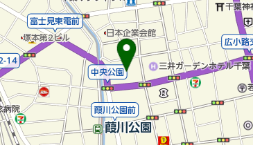 千葉都心イルミネーションの地図画像
