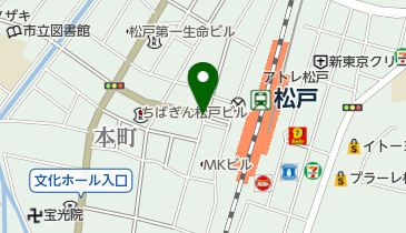 松戸まつりの地図画像