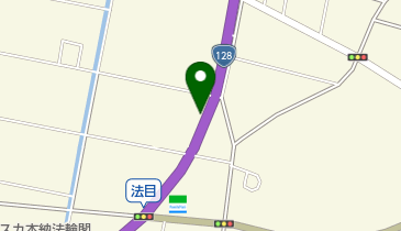 本納いちご狩り案内所の地図画像