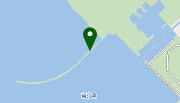 稲毛ヨットハーバー突堤の地図画像