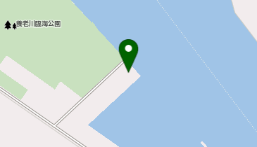 千葉港養老川河口の地図画像