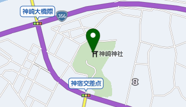 神崎神社の地図画像