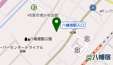 飯香岡八幡宮の地図画像